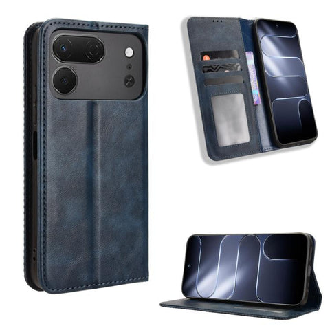 Magnetic Buckle Retro Texture Leather Phone Case, For Tecno Spark 50 Pro 4G, For Tecno Pova 8 Pro 5G, For Tecno Camon Slim 4G, For Tecno Pova 8 5G, For Tecno Spark 50 5G, For Tecno Pova Curve 2 5G, For Tecno Spark 50 4G, For Tecno Camon 50 Pro 4G      ...