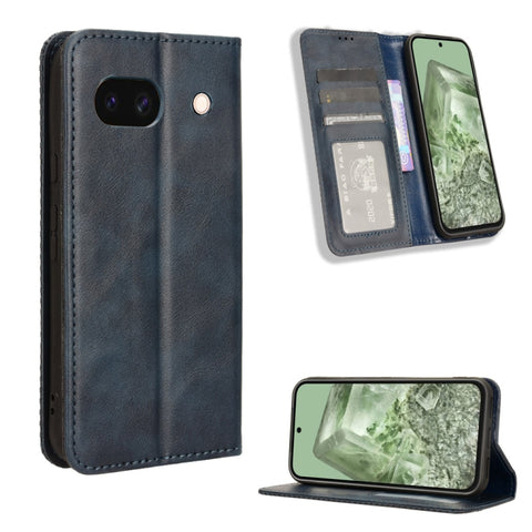 Magnetic Buckle Retro Texture Leather Phone Case, For Google Pixel 11 Pro XL, For Google Pixel 11 Pro / 11, For Google Pixel 10 Pro XL, For Google Pixel 10 Pro / 10, For Google Pixel 9a, For Google Pixel 9 Pro, For Google Pixel 9, For Google Pixel 8a  ...