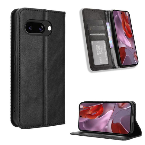 Magnetic Buckle Retro Texture Leather Phone Case, For Google Pixel 11 Pro XL, For Google Pixel 11 Pro / 11, For Google Pixel 10 Pro XL, For Google Pixel 10 Pro / 10, For Google Pixel 9a, For Google Pixel 9 Pro, For Google Pixel 9, For Google Pixel 8a  ...