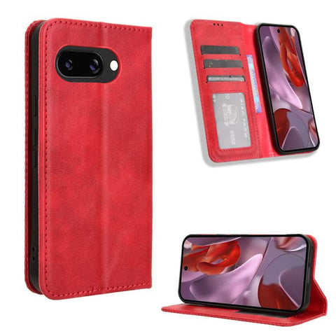 Magnetic Buckle Retro Texture Leather Phone Case, For Google Pixel 11 Pro XL, For Google Pixel 11 Pro / 11, For Google Pixel 10 Pro XL, For Google Pixel 10 Pro / 10, For Google Pixel 9a, For Google Pixel 9 Pro, For Google Pixel 9, For Google Pixel 8a  ...