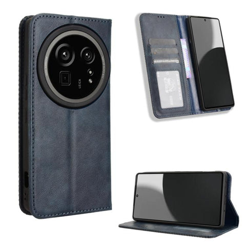 Magnetic Buckle Retro Texture Leather Phone Case, For Sharp Aquos wish6, For Sharp Aquos R11, For Sharp Aquos Sense10, For Sharp Aquos R10, For Sharp Aquos wish5, For Sharp Basio Active3, For Sharp Aquos Sense9, For Sharp Aquos R9 Pro                  ...