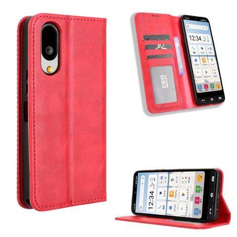 Magnetic Buckle Retro Texture Leather Phone Case, For Sharp Aquos wish6, For Sharp Aquos R11, For Sharp Aquos Sense10, For Sharp Aquos R10, For Sharp Aquos wish5, For Sharp Basio Active3, For Sharp Aquos Sense9, For Sharp Aquos R9 Pro                  ...
