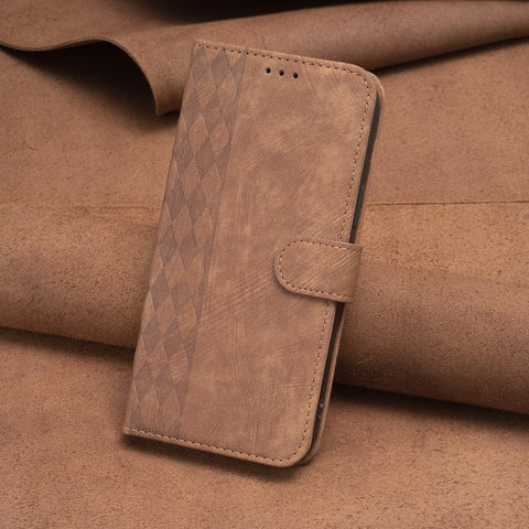 Plaid Embossed Leather Phone Case, For Motorola Moto E13 4G, For Motorola Moto G14 4G, For Motorola Moto G13 4G /G53 5G, For Motorola Moto G73 5G