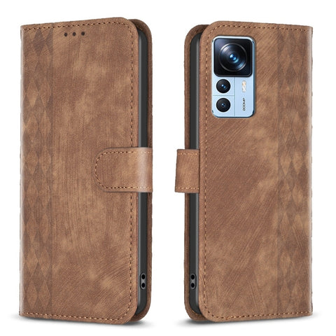 Plaid Embossed Leather Phone Case, For Xiaomi Redmi K60 / K60 Pro, For Xiaomi 13 Pro, For Xiaomi 13, For Xiaomi 12T / 12T Pro, For Xiaomi Redmi Note 11 Pro, For Xiaomi 12 Lite, For Xiaomi Redmi 10 5G / Note 11E, For Xiaomi Redmi 10C                    ...