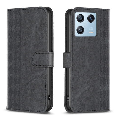 Plaid Embossed Leather Phone Case, For Xiaomi Redmi K60 / K60 Pro, For Xiaomi 13 Pro, For Xiaomi 13, For Xiaomi 12T / 12T Pro, For Xiaomi Redmi Note 11 Pro, For Xiaomi 12 Lite, For Xiaomi Redmi 10 5G / Note 11E, For Xiaomi Redmi 10C                    ...