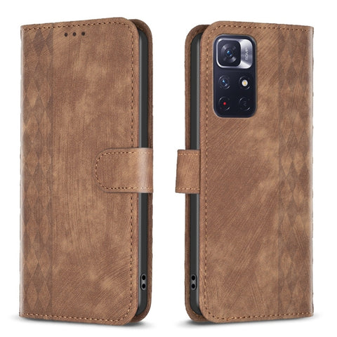 Plaid Embossed Leather Phone Case, For Xiaomi Redmi K60 / K60 Pro, For Xiaomi 13 Pro, For Xiaomi 13, For Xiaomi 12T / 12T Pro, For Xiaomi Redmi Note 11 Pro, For Xiaomi 12 Lite, For Xiaomi Redmi 10 5G / Note 11E, For Xiaomi Redmi 10C                    ...