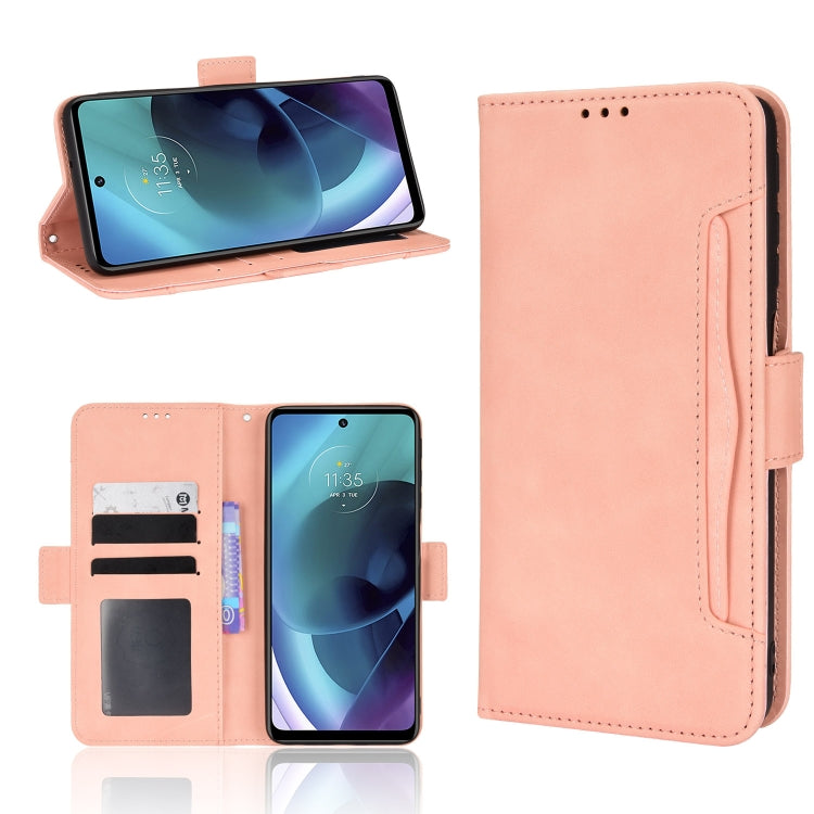 Skin Feel Calf Texture Card Slots Leather Phone Case, For Motorola Moto G52J 5G