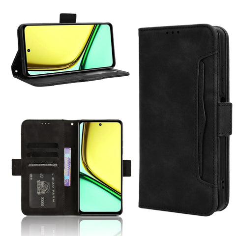 Skin Feel Calf Texture Card Slots Leather Phone Case, For Realme 14 Pro 5G, For Realme C75 4G, For Realme GT 7 Pro 5G, For Realme 13+ 5G Global, For Realme 13 Pro 5G / 13 Pro+ 5G, For Realme GT 6 / GT 6T / GT Neo6                                       ...