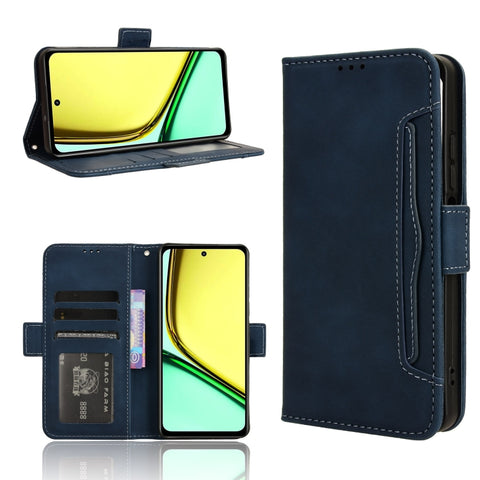 Skin Feel Calf Texture Card Slots Leather Phone Case, For Realme 14 Pro 5G, For Realme C75 4G, For Realme GT 7 Pro 5G, For Realme 13+ 5G Global, For Realme 13 Pro 5G / 13 Pro+ 5G, For Realme GT 6 / GT 6T / GT Neo6                                       ...