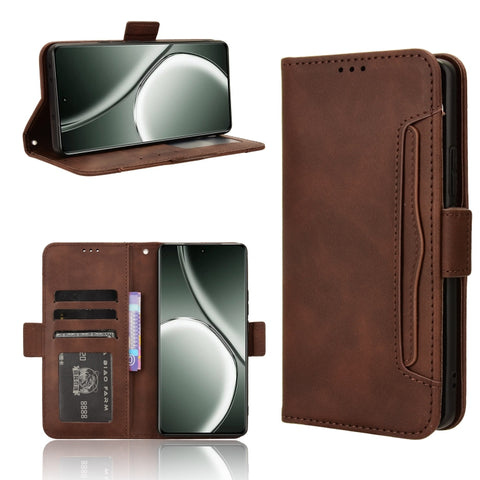 Skin Feel Calf Texture Card Slots Leather Phone Case, For Realme 14 Pro 5G, For Realme C75 4G, For Realme GT 7 Pro 5G, For Realme 13+ 5G Global, For Realme 13 Pro 5G / 13 Pro+ 5G, For Realme GT 6 / GT 6T / GT Neo6                                       ...