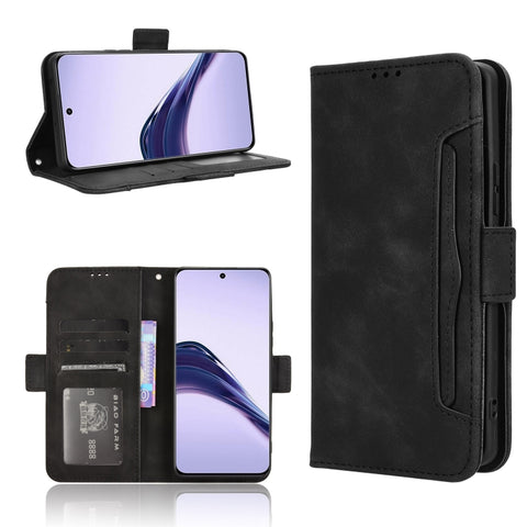 Skin Feel Calf Texture Card Slots Leather Phone Case, For Realme 14 Pro 5G, For Realme C75 4G, For Realme GT 7 Pro 5G, For Realme 13+ 5G Global, For Realme 13 Pro 5G / 13 Pro+ 5G, For Realme GT 6 / GT 6T / GT Neo6                                       ...