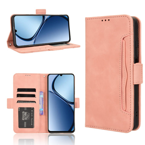Skin Feel Calf Texture Card Slots Leather Phone Case, For Realme 14 Pro 5G, For Realme C75 4G, For Realme GT 7 Pro 5G, For Realme 13+ 5G Global, For Realme 13 Pro 5G / 13 Pro+ 5G, For Realme GT 6 / GT 6T / GT Neo6                                       ...
