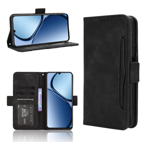 Skin Feel Calf Texture Card Slots Leather Phone Case, For Realme 14 Pro 5G, For Realme C75 4G, For Realme GT 7 Pro 5G, For Realme 13+ 5G Global, For Realme 13 Pro 5G / 13 Pro+ 5G, For Realme GT 6 / GT 6T / GT Neo6                                       ...