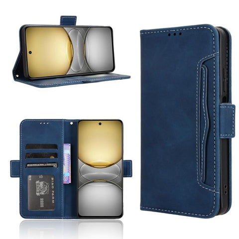 Skin Feel Calf Texture Card Slots Leather Phone Case, For Realme 14 Pro 5G, For Realme C75 4G, For Realme GT 7 Pro 5G, For Realme 13+ 5G Global, For Realme 13 Pro 5G / 13 Pro+ 5G, For Realme GT 6 / GT 6T / GT Neo6                                       ...