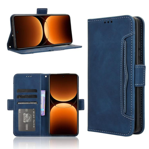 Skin Feel Calf Texture Card Slots Leather Phone Case, For Realme 14 Pro 5G, For Realme C75 4G, For Realme GT 7 Pro 5G, For Realme 13+ 5G Global, For Realme 13 Pro 5G / 13 Pro+ 5G, For Realme GT 6 / GT 6T / GT Neo6                                       ...