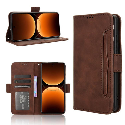 Skin Feel Calf Texture Card Slots Leather Phone Case, For Realme 14 Pro 5G, For Realme C75 4G, For Realme GT 7 Pro 5G, For Realme 13+ 5G Global, For Realme 13 Pro 5G / 13 Pro+ 5G, For Realme GT 6 / GT 6T / GT Neo6                                       ...