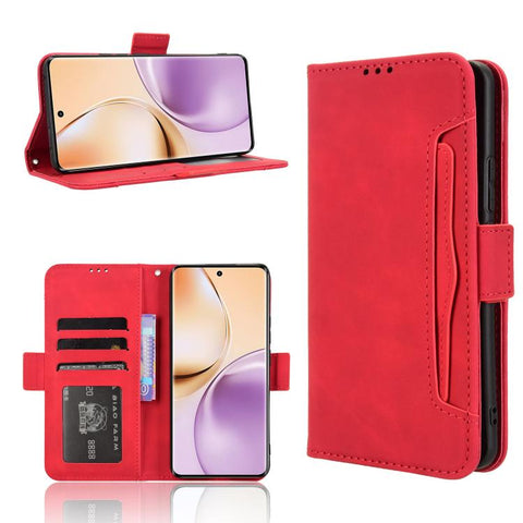 Skin Feel Calf Texture Card Slots Leather Phone Case, For Realme 14 Pro 5G, For Realme C75 4G, For Realme GT 7 Pro 5G, For Realme 13+ 5G Global, For Realme 13 Pro 5G / 13 Pro+ 5G, For Realme GT 6 / GT 6T / GT Neo6                                       ...