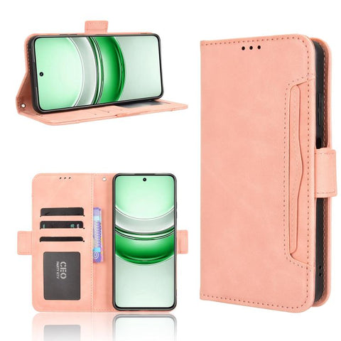 Skin Feel Calf Texture Card Slots Leather Phone Case, For Realme C71 4G, For Realme GT 7 5G, For Realme 14x 5G Malaysia / V70, For Realme 14 5G, For Realme P3 Ultra 5G, For Realme P3 5G / Neo7x 5G, For Realme 14 Pro Lite 5G, For Realme P3 Pro 5G       ...
