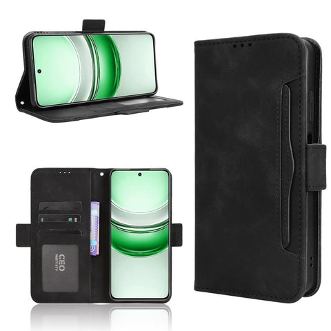Skin Feel Calf Texture Card Slots Leather Phone Case, For Realme C71 4G, For Realme GT 7 5G, For Realme 14x 5G Malaysia / V70, For Realme 14 5G, For Realme P3 Ultra 5G, For Realme P3 5G / Neo7x 5G, For Realme 14 Pro Lite 5G, For Realme P3 Pro 5G       ...