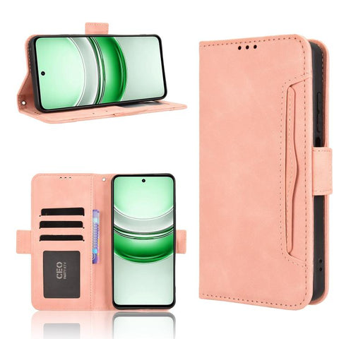 Skin Feel Calf Texture Card Slots Leather Phone Case, For Realme C71 4G, For Realme GT 7 5G, For Realme 14x 5G Malaysia / V70, For Realme 14 5G, For Realme P3 Ultra 5G, For Realme P3 5G / Neo7x 5G, For Realme 14 Pro Lite 5G, For Realme P3 Pro 5G       ...