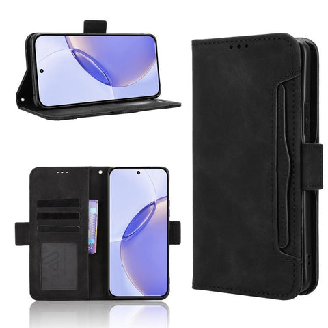 Skin Feel Calf Texture Card Slots Leather Phone Case, For Realme 16T 5G, For Realme C100i 4G / C100x 4G, For Realme C100 4G, For Realme C83 5G / P4 Lite 5G, For Realme P4 Power 5G, For Realme Note 80 4G, For Realme 16 5G, For Realme 16 Pro+ 5G         ...