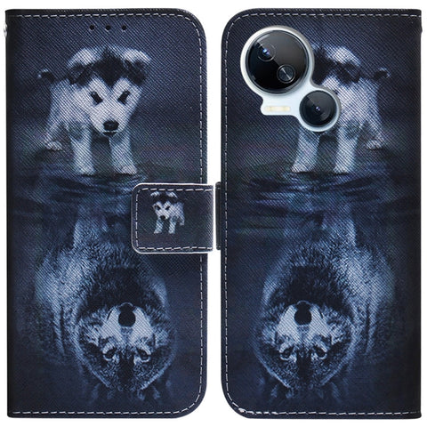 Coloured Drawing Flip Leather Phone Case, For Tecno Camon 20 Pro 4G / 20, For Tecno Spark 10 5G, For Tecno Spark 10 / Spark 10C, For Tecno Spark 10 Pro