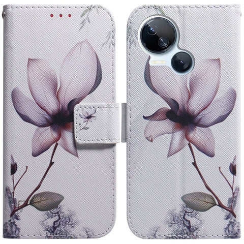 Coloured Drawing Flip Leather Phone Case, For Tecno Camon 20 Pro 4G / 20, For Tecno Spark 10 5G, For Tecno Spark 10 / Spark 10C, For Tecno Spark 10 Pro