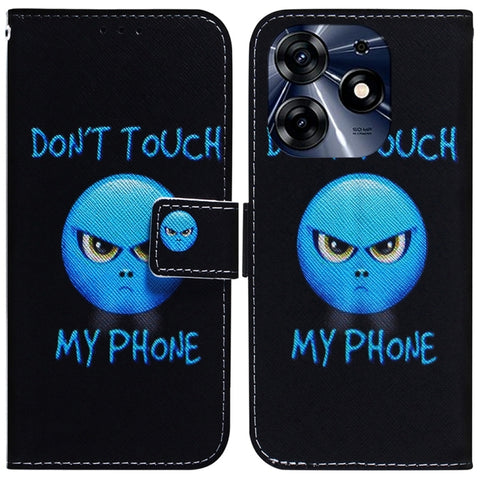 Coloured Drawing Flip Leather Phone Case, For Tecno Camon 20 Pro 4G / 20, For Tecno Spark 10 5G, For Tecno Spark 10 / Spark 10C, For Tecno Spark 10 Pro