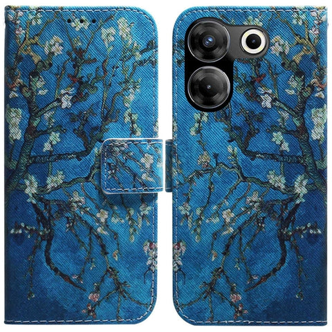 Coloured Drawing Flip Leather Phone Case, For Tecno Camon 20 Pro 4G / 20, For Tecno Spark 10 5G, For Tecno Spark 10 / Spark 10C, For Tecno Spark 10 Pro