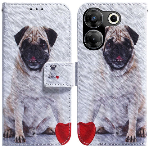 Coloured Drawing Flip Leather Phone Case, For Tecno Camon 20 Pro 4G / 20, For Tecno Spark 10 5G, For Tecno Spark 10 / Spark 10C, For Tecno Spark 10 Pro