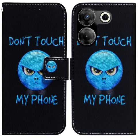 Coloured Drawing Flip Leather Phone Case, For Tecno Camon 20 Pro 4G / 20, For Tecno Spark 10 5G, For Tecno Spark 10 / Spark 10C, For Tecno Spark 10 Pro