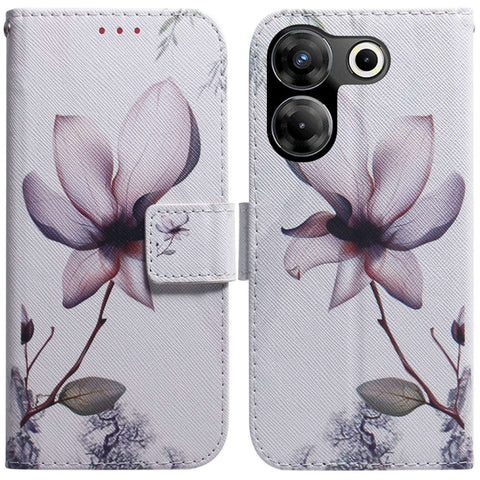 Coloured Drawing Flip Leather Phone Case, For Tecno Camon 20 Pro 4G / 20, For Tecno Spark 10 5G, For Tecno Spark 10 / Spark 10C, For Tecno Spark 10 Pro