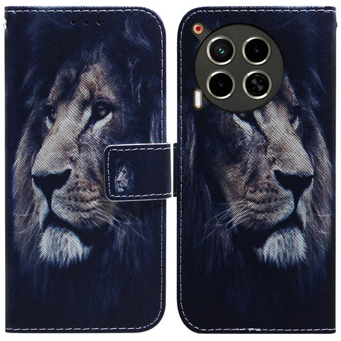 Coloured Drawing Flip Leather Phone Case, For Tecno Camon 30 Pro CL8, For Tecno Camon 30 4G / 30 5G CL6 CL7, For Tecno Spark 20 Pro+ 4G, For Tecno Spark 20 Pro