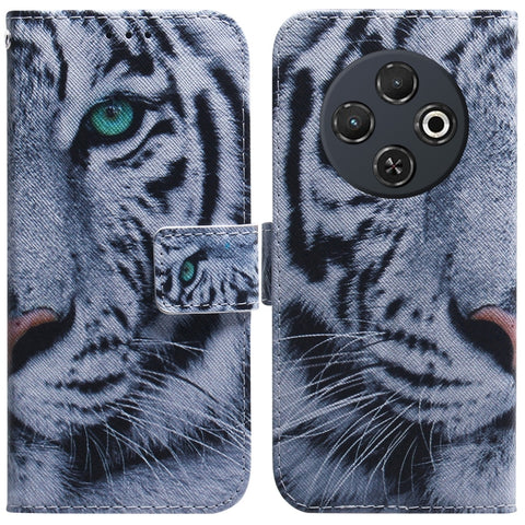 Coloured Drawing Flip Leather Phone Case, For Tecno Pop 10 / Spark Go 2 4G, For Tecno Pop 9 5G / Spark 30C 5G, For Tecno Camon 30S / Camon 30S Pro, For Tecno Spark 30C