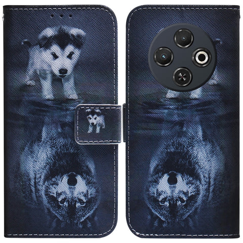 Coloured Drawing Flip Leather Phone Case, For Tecno Pop 10 / Spark Go 2 4G, For Tecno Pop 9 5G / Spark 30C 5G, For Tecno Camon 30S / Camon 30S Pro, For Tecno Spark 30C