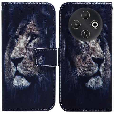 Coloured Drawing Flip Leather Phone Case, For Tecno Pop 10 / Spark Go 2 4G, For Tecno Pop 9 5G / Spark 30C 5G, For Tecno Camon 30S / Camon 30S Pro, For Tecno Spark 30C