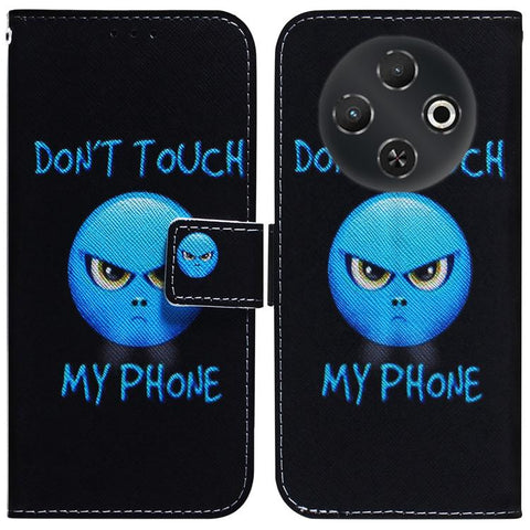 Coloured Drawing Flip Leather Phone Case, For Tecno Pop 10 / Spark Go 2 4G, For Tecno Pop 9 5G / Spark 30C 5G, For Tecno Camon 30S / Camon 30S Pro, For Tecno Spark 30C