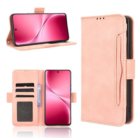 Skin Feel Calf Texture Card Slots Leather Phone Case, For vivo V70 5G / V70 Elite 5G, For vivo iQOO Z11 Turbo 5G / 15R 5G, For vivo Y31d 4G / Y500i 5G, For vivo X300 Ultra, For vivo Y500 Pro 5G, For vivo iQOO 15 5G, For vivo X300 Pro, For vivo X300    ...