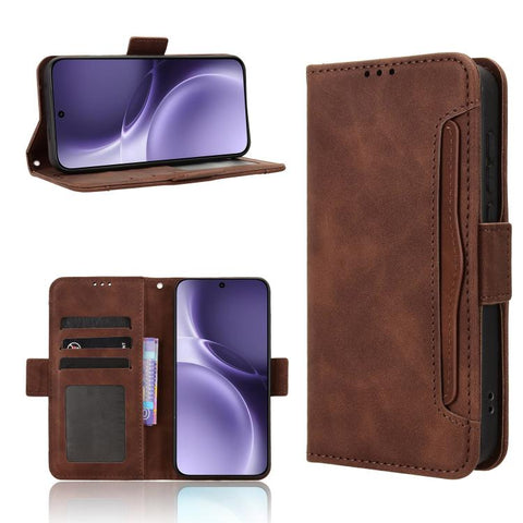 Skin Feel Calf Texture Card Slots Leather Phone Case, For vivo V70 5G / V70 Elite 5G, For vivo iQOO Z11 Turbo 5G / 15R 5G, For vivo Y31d 4G / Y500i 5G, For vivo X300 Ultra, For vivo Y500 Pro 5G, For vivo iQOO 15 5G, For vivo X300 Pro, For vivo X300    ...