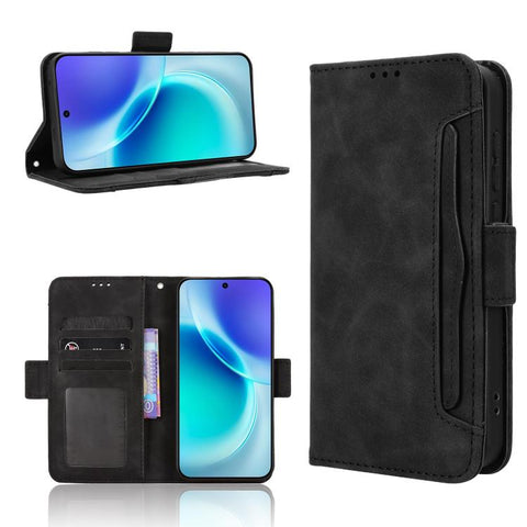 Skin Feel Calf Texture Card Slots Leather Phone Case, For vivo V70 5G / V70 Elite 5G, For vivo iQOO Z11 Turbo 5G / 15R 5G, For vivo Y31d 4G / Y500i 5G, For vivo X300 Ultra, For vivo Y500 Pro 5G, For vivo iQOO 15 5G, For vivo X300 Pro, For vivo X300    ...