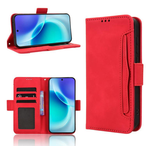 Skin Feel Calf Texture Card Slots Leather Phone Case, For vivo V70 5G / V70 Elite 5G, For vivo iQOO Z11 Turbo 5G / 15R 5G, For vivo Y31d 4G / Y500i 5G, For vivo X300 Ultra, For vivo Y500 Pro 5G, For vivo iQOO 15 5G, For vivo X300 Pro, For vivo X300    ...