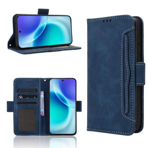 Skin Feel Calf Texture Card Slots Leather Phone Case, For vivo V70 5G / V70 Elite 5G, For vivo iQOO Z11 Turbo 5G / 15R 5G, For vivo Y31d 4G / Y500i 5G, For vivo X300 Ultra, For vivo Y500 Pro 5G, For vivo iQOO 15 5G, For vivo X300 Pro, For vivo X300    ...