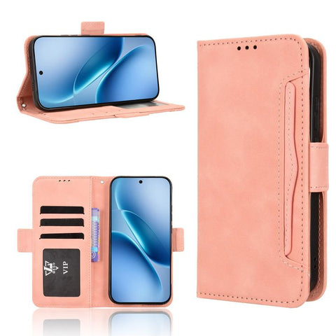 Skin Feel Calf Texture Card Slots Leather Phone Case, For vivo V70 5G / V70 Elite 5G, For vivo iQOO Z11 Turbo 5G / 15R 5G, For vivo Y31d 4G / Y500i 5G, For vivo X300 Ultra, For vivo Y500 Pro 5G, For vivo iQOO 15 5G, For vivo X300 Pro, For vivo X300    ...