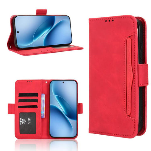 Skin Feel Calf Texture Card Slots Leather Phone Case, For vivo V70 5G / V70 Elite 5G, For vivo iQOO Z11 Turbo 5G / 15R 5G, For vivo Y31d 4G / Y500i 5G, For vivo X300 Ultra, For vivo Y500 Pro 5G, For vivo iQOO 15 5G, For vivo X300 Pro, For vivo X300    ...