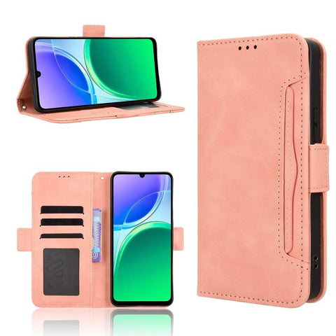 Skin Feel Calf Texture Card Slots Leather Phone Case, For vivo V80 Lite / iQOO Z11S 5G, For vivo S2 5G / V80 Lite IN/PK, For vivo T5e 4G, For vivo X300 E 5G, For vivo S50 Pro mini / X300 FE 5G Russia, For vivo Y600 Pro 5G, For vivo T5 Pro 5G / iQOO Z11...