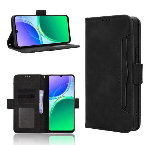 Skin Feel Calf Texture Card Slots Leather Phone Case, For vivo V80 Lite / iQOO Z11S 5G, For vivo S2 5G / V80 Lite IN/PK, For vivo T5e 4G, For vivo X300 E 5G, For vivo S50 Pro mini / X300 FE 5G Russia, For vivo Y600 Pro 5G, For vivo T5 Pro 5G / iQOO Z11...