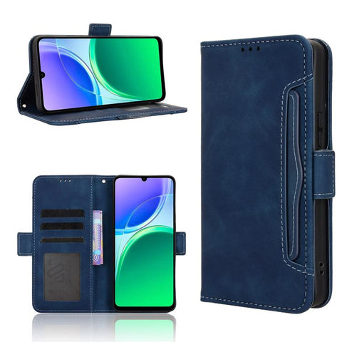 Skin Feel Calf Texture Card Slots Leather Phone Case, For vivo V80 Lite / iQOO Z11S 5G, For vivo S2 5G / V80 Lite IN/PK, For vivo T5e 4G, For vivo X300 E 5G, For vivo S50 Pro mini / X300 FE 5G Russia, For vivo Y600 Pro 5G, For vivo T5 Pro 5G / iQOO Z11...