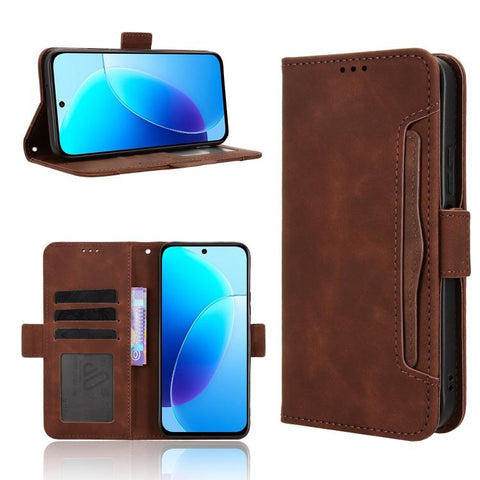 Skin Feel Calf Texture Card Slots Leather Phone Case, For vivo V70 5G / V70 Elite 5G, For vivo iQOO Z11 Turbo 5G / 15R 5G, For vivo Y31d 4G / Y500i 5G, For vivo X300 Ultra, For vivo Y500 Pro 5G, For vivo iQOO 15 5G, For vivo X300 Pro, For vivo X300    ...