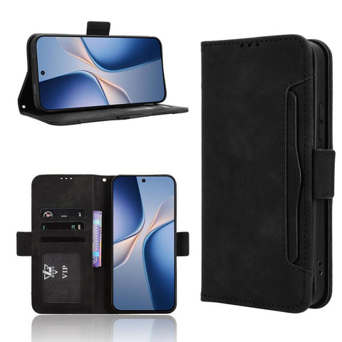 Skin Feel Calf Texture Card Slots Leather Phone Case, For vivo V80 Lite / iQOO Z11S 5G, For vivo S2 5G / V80 Lite IN/PK, For vivo T5e 4G, For vivo X300 E 5G, For vivo S50 Pro mini / X300 FE 5G Russia, For vivo Y600 Pro 5G, For vivo T5 Pro 5G / iQOO Z11...