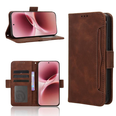 Skin Feel Calf Texture Card Slots Leather Phone Case, For vivo V70 5G / V70 Elite 5G, For vivo iQOO Z11 Turbo 5G / 15R 5G, For vivo Y31d 4G / Y500i 5G, For vivo X300 Ultra, For vivo Y500 Pro 5G, For vivo iQOO 15 5G, For vivo X300 Pro, For vivo X300    ...